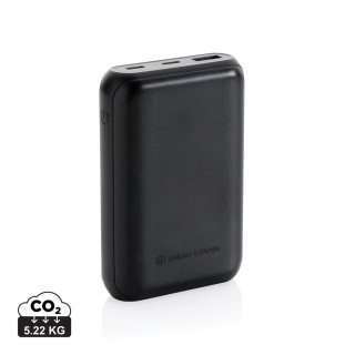 Urban Vitamin Alameda 10.000mAh 18W PD Powerbank, schwarz