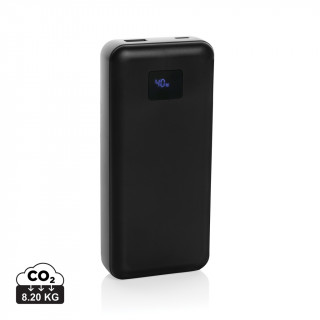 Gridley 20.000mAh 65W Laptop Powerbank aus RCS rPlastik, schwarz