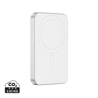 Urban Vitamin Richmond 5000mAh Powerbank aus RCS Plastik/Alu, silber