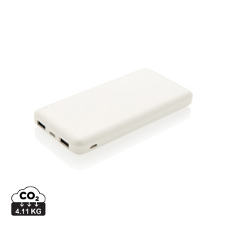 High Density 10.000 mAh Pocket Powerbank, weiß