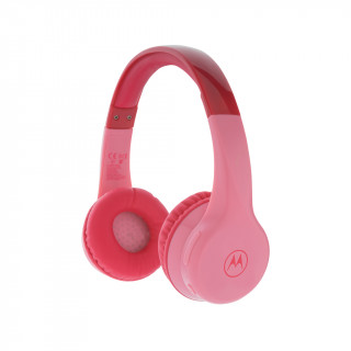 Motorola JR 300 kids wireless safety headphone, rosa