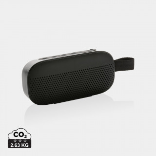 Soundbox 5W Lautsprecher aus RCS recyceltem Kunststoff, schwarz