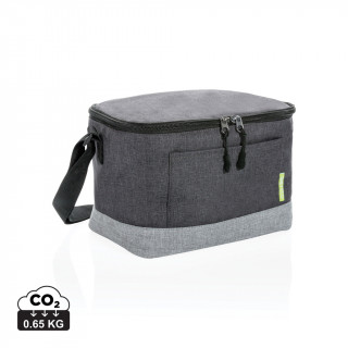 Zweifarbige RPET Kühltasche, grau, grau