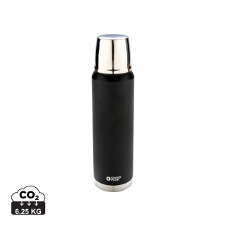Swiss Peak Elite  1l Kupfer Vakuum Flasche, schwarz