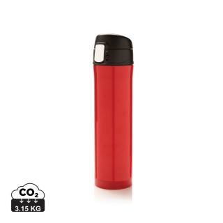 Easy Lock Vakuum Flasche, rot, schwarz