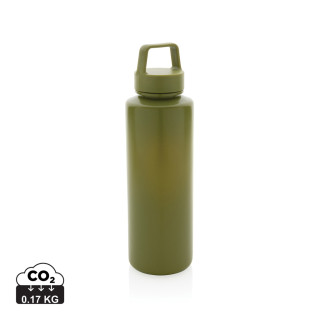Wasserflasche mit Henkel aus RCS rPP, grün