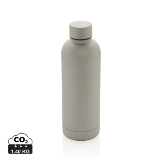 Impact Vakuumflasche aus RCS recyceltem Stainless-Steel, silber