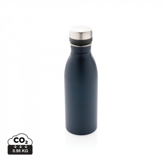 Deluxe Wasserflasche aus RCS recyceltem Stainless-Steel, navy blau