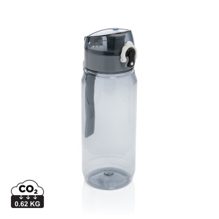 Yide RCS  rPET verschließbare Wasserflasche 600ml, schwarz
