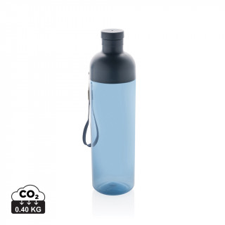Impact auslaufsichere Wasserflasche aus RCS recyc. PET 600ml, navy blau