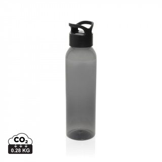 Oasis RCS recycelte PET Wasserflasche 650ml, schwarz