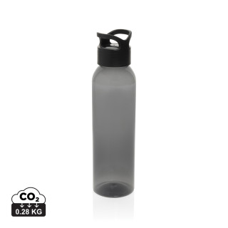 Oasis RCS recycelte PET Wasserflasche 650ml, schwarz