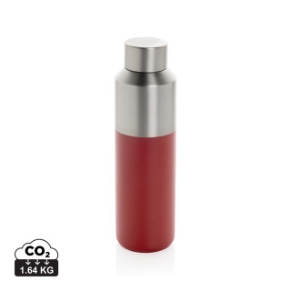 Fluid Flasche aus RCS-zertifiziert recyceltem Stahl, 600ml, rot