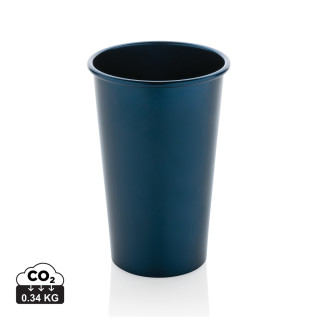 Alo Leight-Weight-Becher aus RCS recyceltem Aluminium 450ml, navy blau