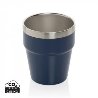 Clark Doppelwandige RCS Kaffeetasse 300ml, navy blau
