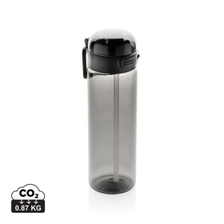 Sip'nLock RCS rPET auslaufsichere Sport-Trinkflasche 800ml, schwarz