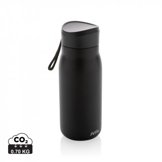 Avira Ain 150ml Reiseflasche aus RCS rec. Stainless-Steel, schwarz