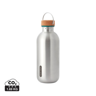 Black+Blum Stahl-Wasserflasche 600ml, turkis