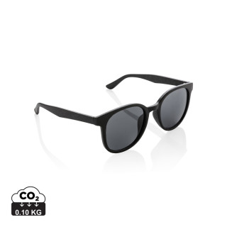 Weizenstroh Sonnenbrille, schwarz