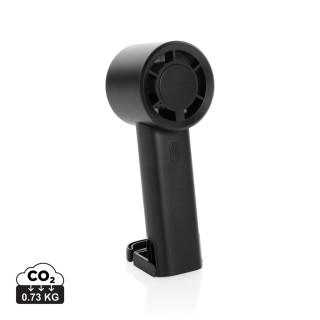 Twist wiederaufladbarer tragbarer Ventilator aus RCS rABS, schwarz