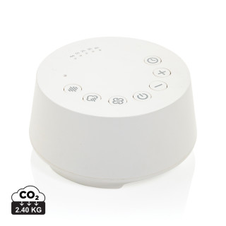 Flora RCS White-Noise-Lautsprecher aus recyceltem Kunststoff, weiß