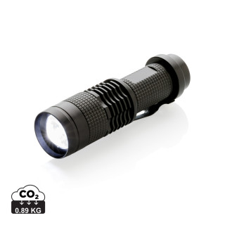 Kompakte 3W Cree Taschenlampe, schwarz