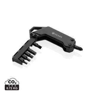 Gear X Schraubendreher Werkzeug, schwarz