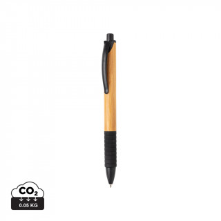 Bambus & Weizenstroh Stift, schwarz