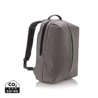 Büro- und Sportrucksack, grau, grün