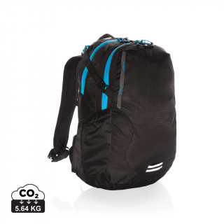 Explorer Ribstop mittlerer Wanderrucksack 26L PVC frei, schwarz, blau