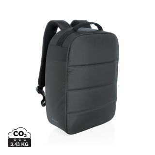 Impact AWARE™ RPET Anti-Diebstahl 15,6" Laptop-Rucksack, schwarz