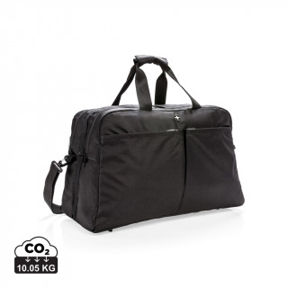 Swiss Peak RFID Wochenendtasche mit Kofferöffnung, schwarz