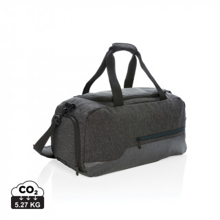 900D Wochenend-/Sporttasche, PVC-frei, schwarz