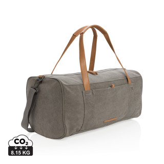 Canvas Reisetasche, PVC-frei, grau