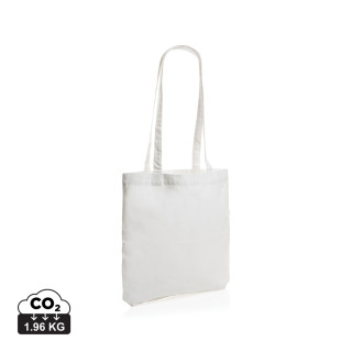 Impact Aware™ recycelte Baumwolltasche, weiß