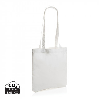 Impact Aware™ recycelte Baumwolltasche, weiß