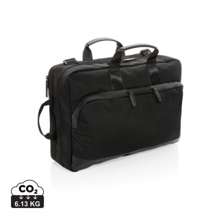 Swiss Peak AWARE™ Executive 2-in-1 Laptop-Rucksack, schwarz