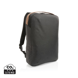 Impact AWARE™ 300D Two-Tone Deluxe 15.6" Laptop-Rucksack, schwarz