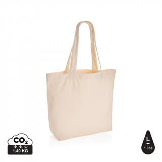Impact Aware™ 240g/m² rcCanvas Shopper + Tasche, ungefärbt, off white