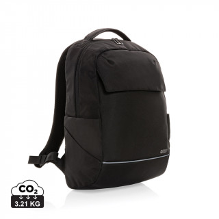 Swiss Peak Brooke AWARE™ 15,6" Laptop-Rucksack aus rPET, schwarz