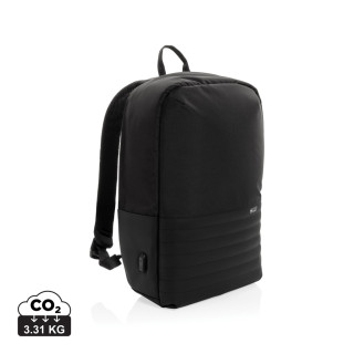 Swiss Peak AWARE™ Anti-Theft-RFID 15.6"-Laptop-Rucksack, schwarz