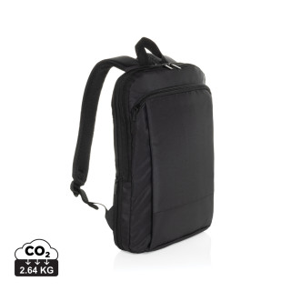 Flexpack Aware™ Expandable Slim RPET 15,6" Laptop-Rucksack, schwarz