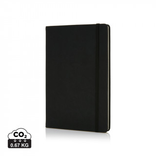 Deluxe Hardcover PU A5 Notizbuch, schwarz