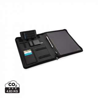 Air 5W Wireless Charging Portfolio A4 mit 5.000mAh Powerbank, schwarz