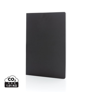 Impact Softcover A5 Notizbuch mit Steinpapier, schwarz