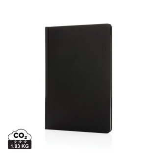 A5 Impact Steinpaper Hardcover Notizbuch, schwarz
