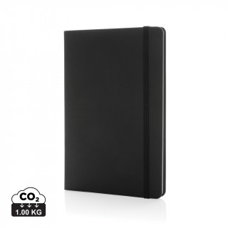 Craftstone A5 Notizbuch aus recycelt. Kraft- und Steinpapier, schwarz