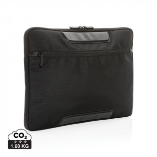 Swiss Peak AWARE™ RPET Voyager 15.6" Laptop-Sleeve, schwarz