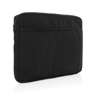 Laluka AWARE™ 15,6" Laptoptasche aus recycelter Baumwolle, schwarz