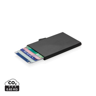 C-Secure Aluminium RFID Kartenhalter, schwarz
